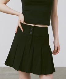 FEKETE プリーツスカート FEKETE スカート LOW WAIST MIDI PLEATS SKIRT / ローウエスト