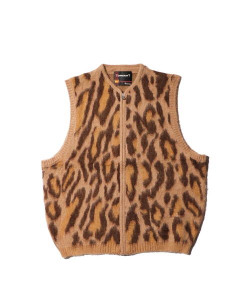 TOWNCRAFT(タウンクラフト)の「TOWNCRAFT タウンクラフト / VINTAGE PATTERN SHAGGY ZIP VEST(ベスト・メンズ・オリーブ/カーキ/グレー系1/グレー/その他1/その他2・SMALL/MEDIUM/LARGE)」の4枚目の写真