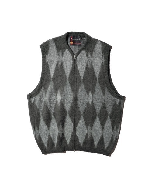 TOWNCRAFT(タウンクラフト)の「TOWNCRAFT タウンクラフト / VINTAGE PATTERN SHAGGY ZIP VEST(ベスト・メンズ・オリーブ/カーキ/グレー系1/グレー/その他1/その他2・SMALL/MEDIUM/LARGE)」の14枚目の写真