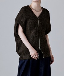 etoll. | ダブルジップコクーンニットベスト(ベスト)