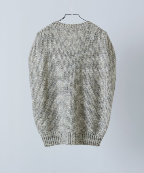 etoll.（エトル）の「ダブルジップコクーンニットベスト（ベスト・レディース・ブラウン/グレー/アイボリー/ブラック・M）」の8枚目の写真