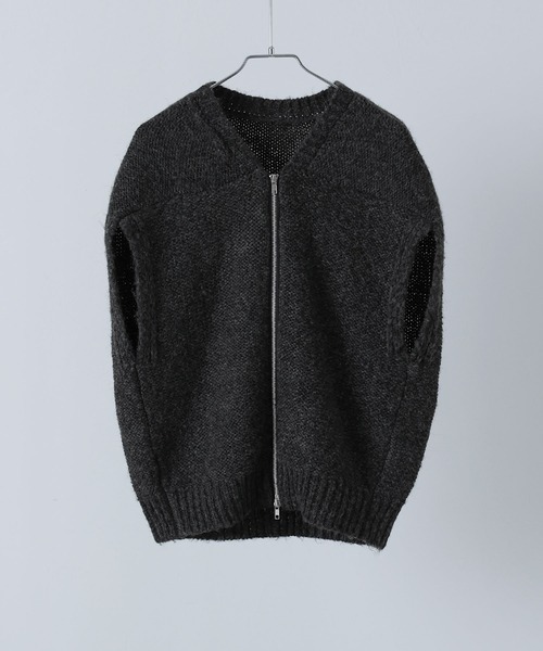 etoll.（エトル）の「ダブルジップコクーンニットベスト（ベスト・レディース・ブラウン/グレー/アイボリー/ブラック・M）」の10枚目の写真