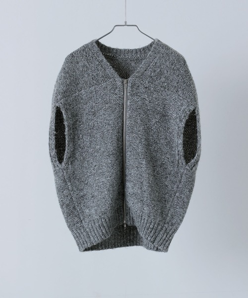 etoll.（エトル）の「ダブルジップコクーンニットベスト（ベスト・レディース・ブラウン/グレー/アイボリー/ブラック・M）」の12枚目の写真