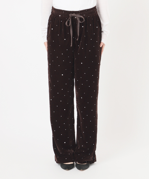 VIAN / グリッターベルベット イージーパンツ 【新品、未使用】 WEB限定追加》VIAN / ヴィアン グリッターベルベットイージーパンツ