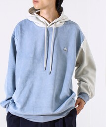 GLOSTER | 【新配色で再登場】フレブルスエード バイカラーパーカー(パーカー)