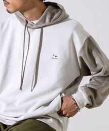 GLOSTER | 【新配色で再登場】フレブルスエード バイカラーパーカー(パーカー)