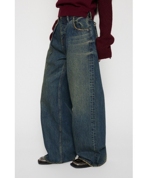 ラグアジェム　laguagem ボトム CLASSIC WASH TUCK デニム（デニムパンツ）｜LAGUA GEM（ラグアジェム