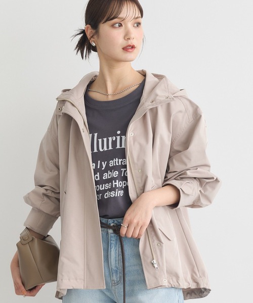 earth music&ecology(アースミュージックアンドエコロジー)の「マウンテンパーカー(マウンテンパーカー・レディース・ネイビー/ベージュ・FREE)」の1枚目の写真