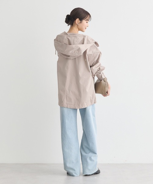 earth music&ecology(アースミュージックアンドエコロジー)の「マウンテンパーカー(マウンテンパーカー・レディース・ネイビー/ベージュ・FREE)」の7枚目の写真