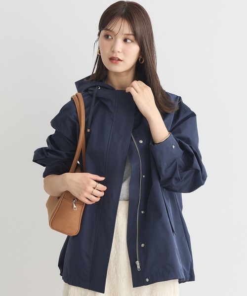 earth music&ecology(アースミュージックアンドエコロジー)の「マウンテンパーカー(マウンテンパーカー・レディース・ネイビー/ベージュ・FREE)」の5枚目の写真