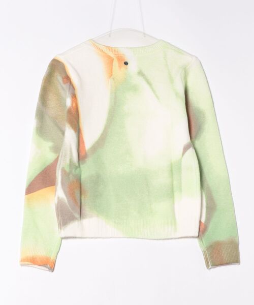 Desigual（デシグアル）の「水彩グラデーションVネックセーター（ニット/セーター・レディース・グリーン・S/M/L/XL/XS）」の7枚目の写真