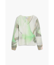 Desigual | 水彩グラデーションVネックセーター(ニット/セーター)