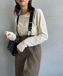 JEANS FACTORY Clothes（ジーンズファクトリークローズ）の「[Jeans Factory Clothes/ジーンズファクトリークローズ] ハイウエストサスペンダーパンツ（サロペット/オーバーオール）」