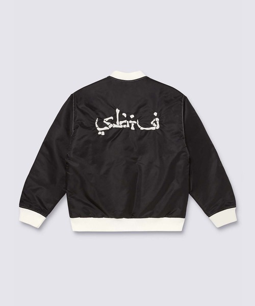 JUNK LAND　安全地帯　黒いボンバージャケット ロゴ付き YOHJI YAMAMOTO×NEIGHBORHOOD ボンバージャケット222SPYYN-JKM01S