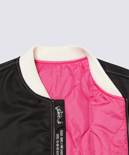 セール】SKELETON ボンバージャケット / 3D EMB PADDED BOMBER Black