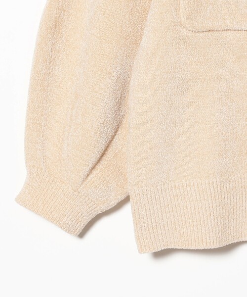 B:MING by BEAMS(ビーミングバイビームス)の「ハーフスリーブ ベロア ニット カーディガン(カーディガン/ボレロ・レディース・ホワイト系その他5/チャコールグレー・ONE SIZE)」の9枚目の写真