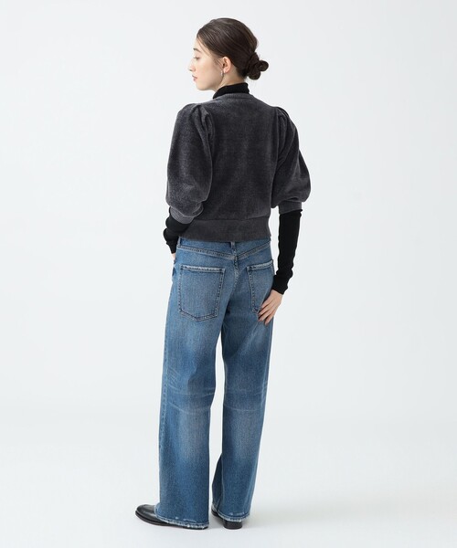 B:MING by BEAMS(ビーミングバイビームス)の「ハーフスリーブ ベロア ニット カーディガン(カーディガン/ボレロ・レディース・ホワイト系その他5/チャコールグレー・ONE SIZE)」の13枚目の写真