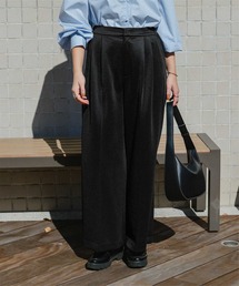 titivate | 【26SS新作/2026 CEREMONY COLLECTION/セレモニー/オケージョン/入卒式】ストレッチ美脚タックワイドパンツ(その他パンツ)