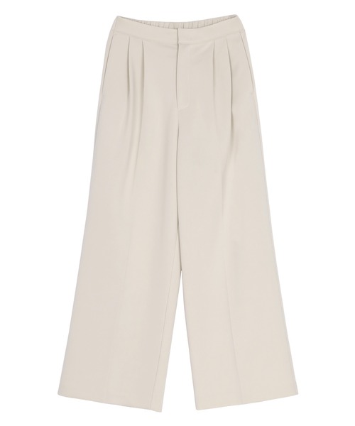 titivate(ティティベイト)の「【26SS新作/2026 CEREMONY COLLECTION/セレモニー/オケージョン/入卒式】ストレッチ美脚タックワイドパンツ(その他パンツ・レディース・ブラック/ホワイト系その他/ネイビー・L/M/S/SP)」の20枚目の写真