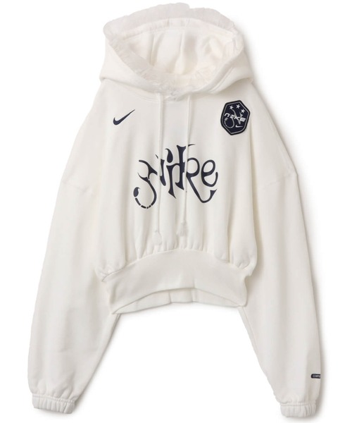 atmos pink（アトモスピンク）の「NIKE AS W NSW OS FLC CROP PO HDY GC / ナイキ ウィメンズ NSW OS クロップ フリース プルオーバー L/S フーディ 【SP】（パーカー・レディース・ホワイト/ネイビー・S/M/L）」の3枚目の写真