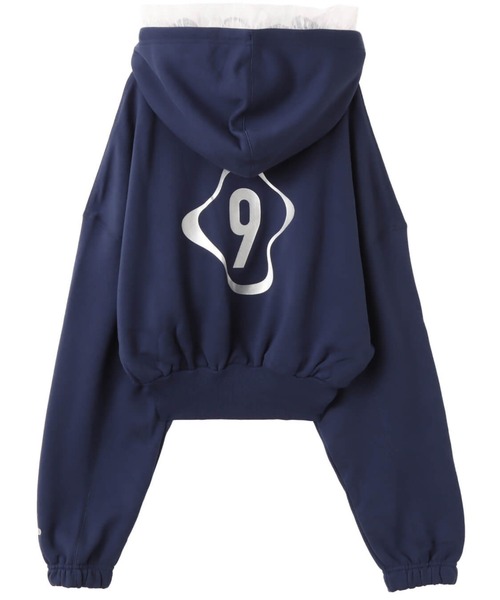 atmos pink（アトモスピンク）の「NIKE AS W NSW OS FLC CROP PO HDY GC / ナイキ ウィメンズ NSW OS クロップ フリース プルオーバー L/S フーディ 【SP】（パーカー・レディース・ホワイト/ネイビー・S/M/L）」の16枚目の写真