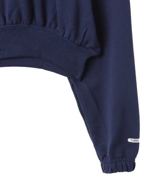 atmos pink（アトモスピンク）の「NIKE AS W NSW OS FLC CROP PO HDY GC / ナイキ ウィメンズ NSW OS クロップ フリース プルオーバー L/S フーディ 【SP】（パーカー・レディース・ホワイト/ネイビー・S/M/L）」の15枚目の写真