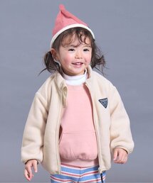 IS ジッパー付きブルゾン オフホワイト FILA GOLFフード付きダウンジャケットSサイズ