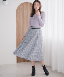 MISCH MASCH | 2025秋冬新作 ツイードAラインスカート(スカート)