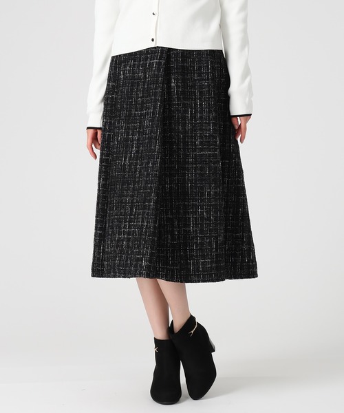 MISCH MASCH(ミッシュマッシュ)の「2025秋冬新作 ツイードAラインスカート(スカート・レディース・ホワイト/ブラック・S/M)」の20枚目の写真
