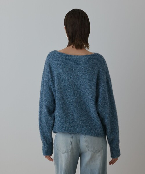 Diagram（ダイアグラム）の「グリッターニットトップ（ニット/セーター・レディース・グレー/キナリ/ブルー・36）」の6枚目の写真