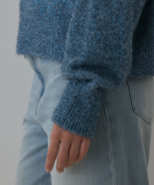 Diagram（ダイアグラム）の「グリッターニットトップ（ニット/セーター・レディース・グレー/キナリ/ブルー・36）」の9枚目の写真