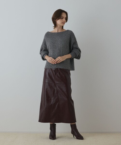 Diagram（ダイアグラム）の「グリッターニットトップ（ニット/セーター・レディース・グレー/キナリ/ブルー・36）」の20枚目の写真