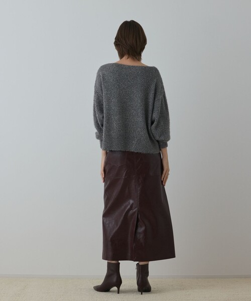 Diagram（ダイアグラム）の「グリッターニットトップ（ニット/セーター・レディース・グレー/キナリ/ブルー・36）」の22枚目の写真