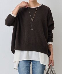 BEARDSLEY | ヤク混ワイドニットプルオーバー(ニット/セーター)