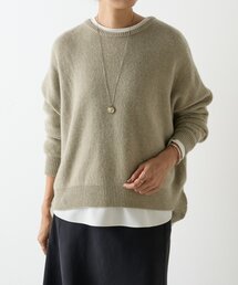 BEARDSLEY | ヤク混ワイドニットプルオーバー(ニット/セーター)