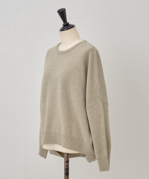 ヤク混ワイドニットプルオーバー（ニット/セーター）｜BEARDSLEY