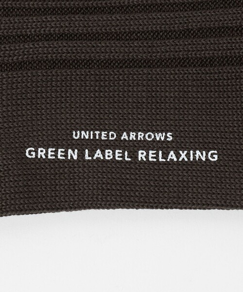 green label relaxing（グリーンレーベルリラクシング）の「96N 3*3 リブ ソリッド ソックス（ソックス/靴下・メンズ・ライトブルー/ダークブラウン/ダークグリーン/ダークグレー/パープル/ワイン・FREE）」の10枚目の写真