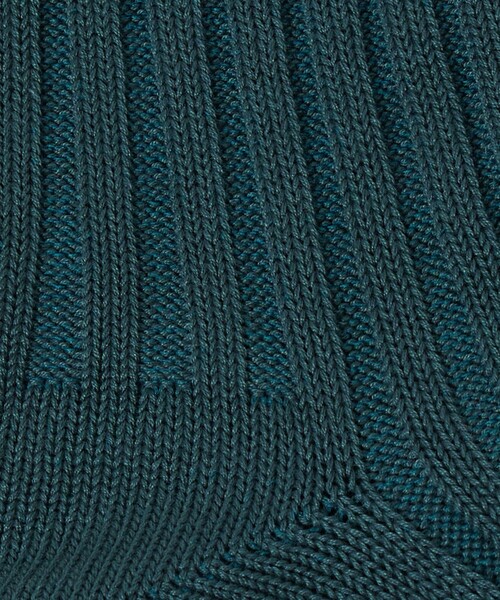 green label relaxing（グリーンレーベルリラクシング）の「96N 3*3 リブ ソリッド ソックス（ソックス/靴下・メンズ・ライトブルー/ダークブラウン/ダークグリーン/ダークグレー/パープル/ワイン・FREE）」の13枚目の写真