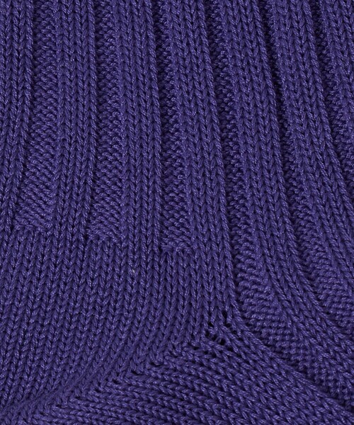 green label relaxing（グリーンレーベルリラクシング）の「96N 3*3 リブ ソリッド ソックス（ソックス/靴下・メンズ・ライトブルー/ダークブラウン/ダークグリーン/ダークグレー/パープル/ワイン・FREE）」の18枚目の写真