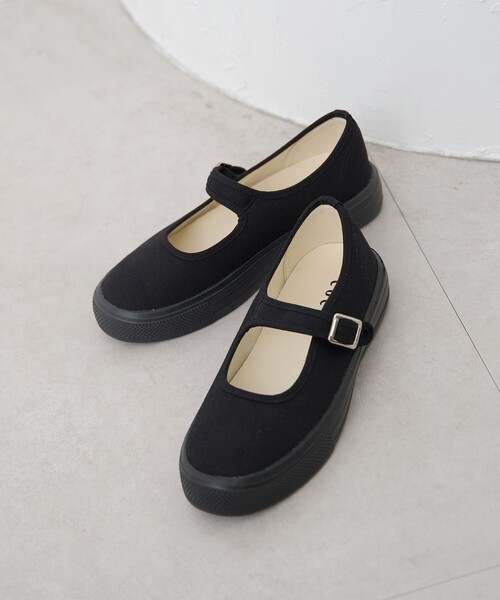 coen（コーエン）の「メリージェーンスニーカー（パンプス・レディース・ブラック/その他1・23.5cm/24.5cm）」の4枚目の写真