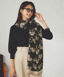 a.v.v | ハート柄ジャガード大判ストール(ストール/ショール)