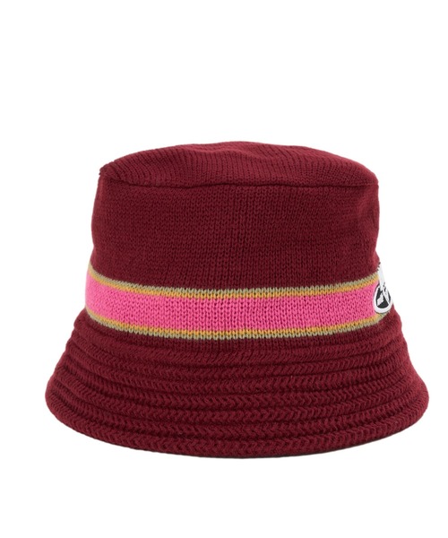 ROXY(ロキシー)の「HORIZON KNIT HAT/ロキシーラインデザインロゴワンポイントニットハット(ハット・レディース・ピンク/ブラック/ブルー・FREE)」の16枚目の写真