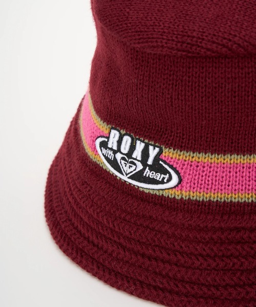 ROXY(ロキシー)の「HORIZON KNIT HAT/ロキシーラインデザインロゴワンポイントニットハット(ハット・レディース・ピンク/ブラック/ブルー・FREE)」の18枚目の写真