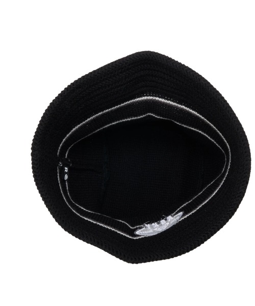 ROXY(ロキシー)の「HORIZON KNIT HAT/ロキシーラインデザインロゴワンポイントニットハット(ハット・レディース・ピンク/ブラック/ブルー・FREE)」の7枚目の写真