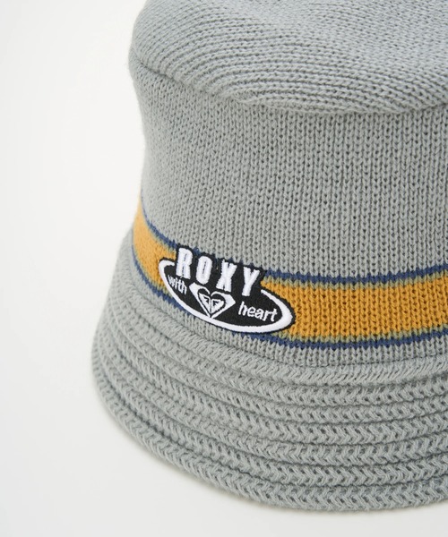 ROXY(ロキシー)の「HORIZON KNIT HAT/ロキシーラインデザインロゴワンポイントニットハット(ハット・レディース・ピンク/ブラック/ブルー・FREE)」の13枚目の写真