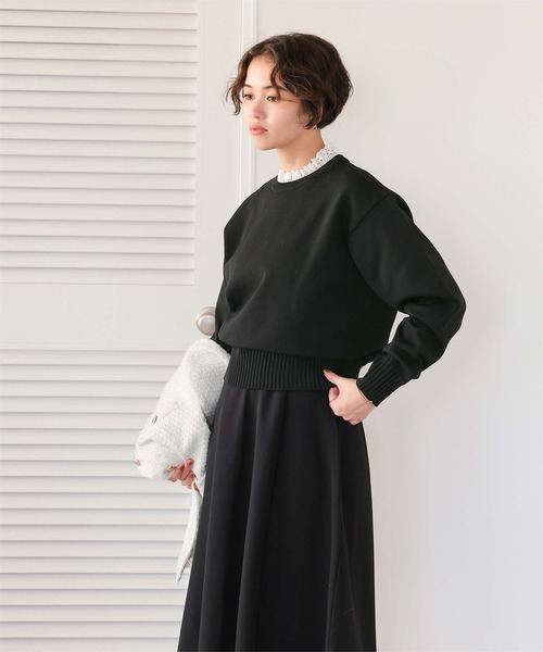 セール】襟付きニットプルオーバー（ニット/セーター）｜titivate