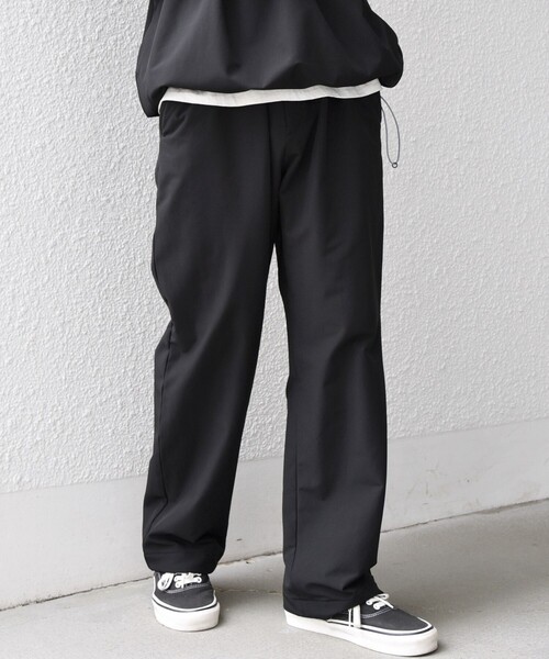 SHIPS any(シップス エニィ)の「SHIPS any:〈洗濯機可能〉ストレッチ 裏起毛 ウォーム アーバン イージー パンツ (セットアップ対応)◆(その他パンツ・メンズ・カーキ/ブラック/ダークグレー/ダークブルー・X-LARGE/LARGE/MEDIUM/SMALL)」の2枚目の写真