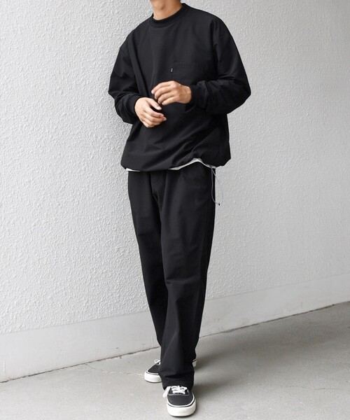 SHIPS any（シップス エニィ）の「SHIPS any:〈洗濯機可能〉ストレッチ 裏起毛 ウォーム アーバン イージー パンツ (セットアップ対応)◇（その他パンツ・メンズ・カーキ/ブラック/ダークグレー/ダークブルー・X-LARGE/LARGE/MEDIUM/SMALL）」の11枚目の写真