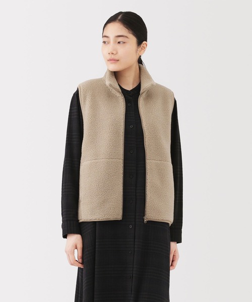 婦人 ボアフリースベスト（ベスト）｜無印良品（ムジルシリョウヒン