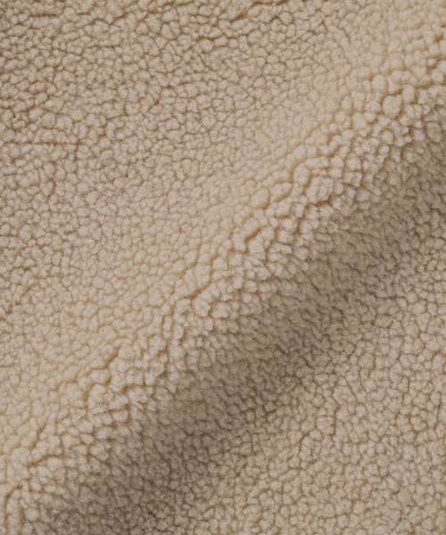 無印良品(ムジルシリョウヒン)の「婦人 ボアフリースベスト(ベスト・レディース・ダークネイビー/アイボリー/ライトベージュ/スモークピンク・S/M/L/XL/XS/XXL)」の10枚目の写真